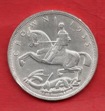 1935 SILVER CROWN COIN. 25TH JUBILEE OF KING GEORGE V. IN LOVELY CONDITION.