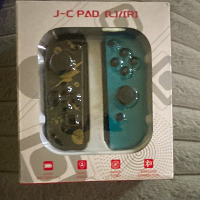 J-C PAD (L)/(R) Wireless L/R Controller Pair for Nintendo Switch Blue/Black