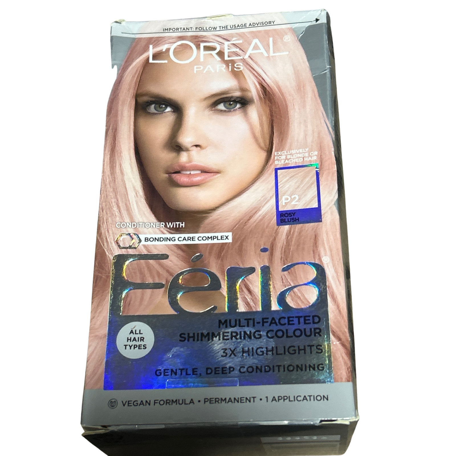 P2 Smokey Pink For Light Blonde Hair