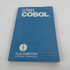 Utah Cobol By Ellis Computing Software Technology Paperback Book 1985 