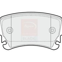 VW Transporter Mk VI 2015-2024 Schwarz BremsbeläGe Hinten (R90) Apec Black