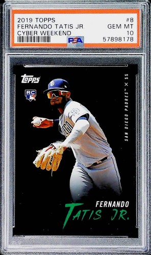 2019 Topps on Demand Cyber Weekend Fernando Tatis Jr. Padres #8 RC PSA 10 Gem MT