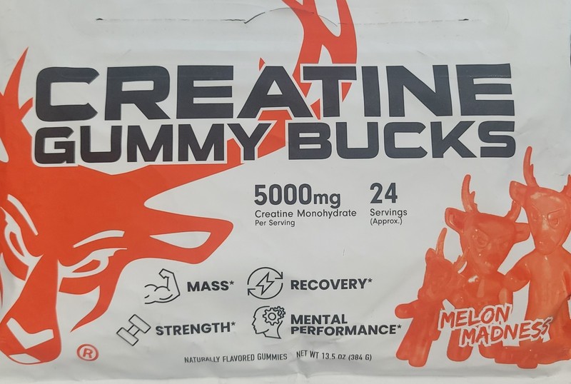 BUCKED UP GUMMY BUCKS Creatine Chews 13.5 oz