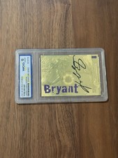 Kobe Bryant WCG 10 1997-1998 Skybox Z Force Signature Series Gold Card