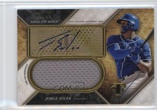2017 Topps Triple Threads Unity Jumbo Relics 69/99 Jorge Soler Auto 0sp7