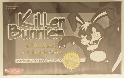 Killer Bunnies Quest for the Magic Carrot Ominous Onyx  Expansion PLE 49100