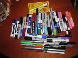 Wholesale Bulk Lot markers EXPO SHARPIE KURBRO  VARIOUS PERMANENT DYY ERASE...