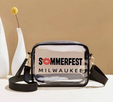 Clear SummerFest 2026 Crossbody Bag Concert Music Festival Approved Small Purse