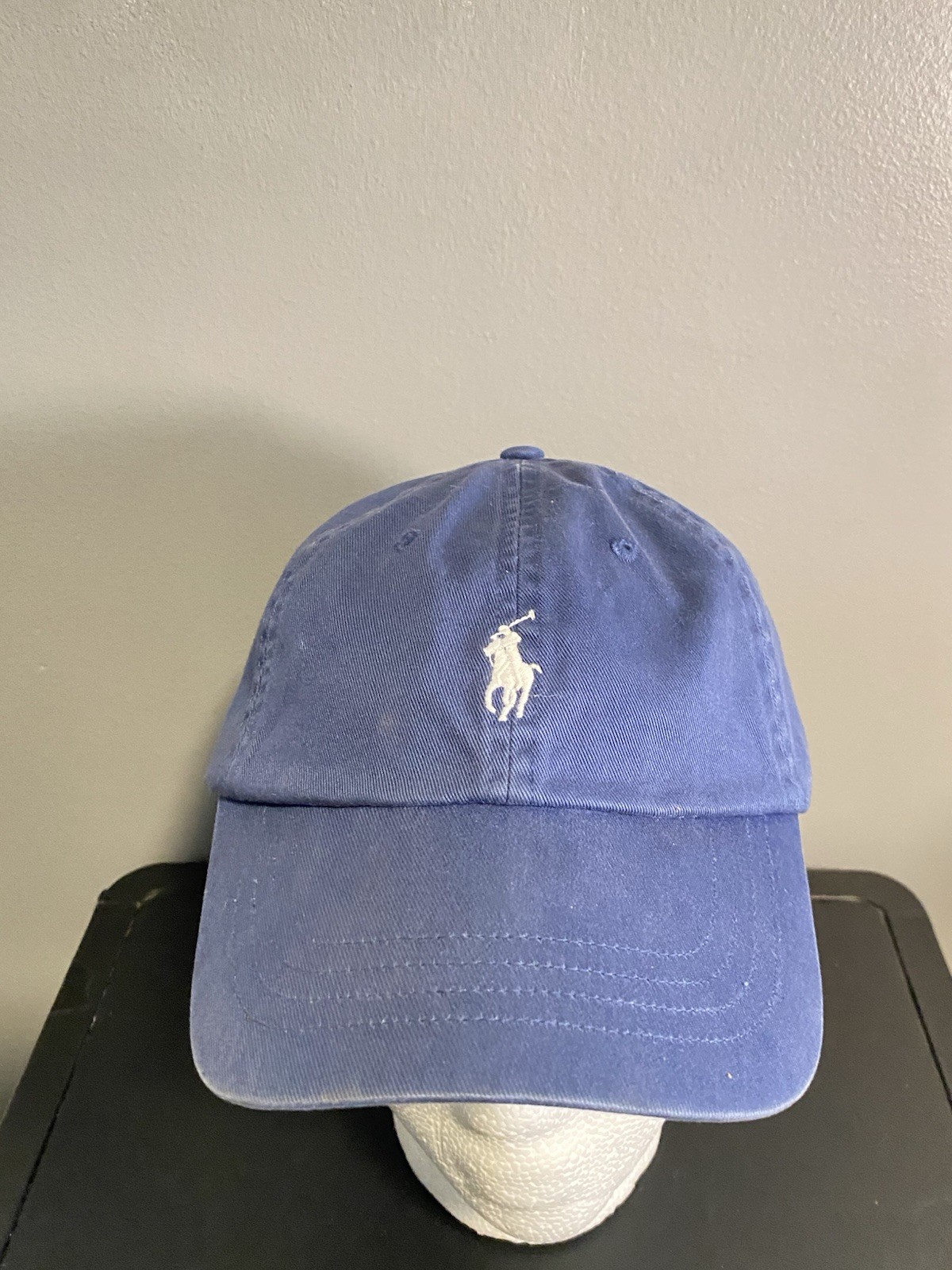 Polo Ralph Lauren Cappello Berretto Strap Bue Bianco Pony Papà Baseball Regolabile