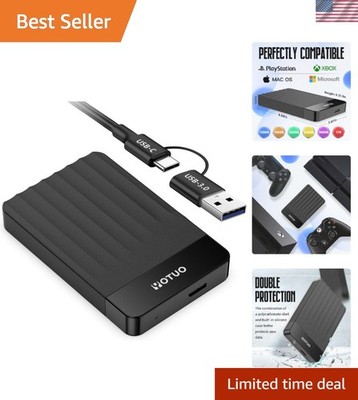 Portable External Hard Drive Storage Expansion Mobile HDD USB 3.0 for PC, Mac...