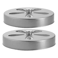 2 Pcs Fireplace Ventilation Control Valve Dryer Exhaust Cover Adjustable