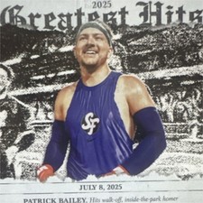 Topps Greatest Hits 2026 Patrick Bailey Insert San Francisco Giants GH-21