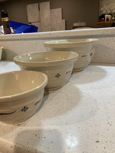 LONGABERGER Woven Traditions 3er Set Heritage Green verschachtelte Rührschüsseln - Bild 10 von 19