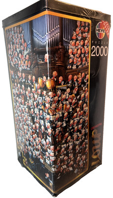 1990/1991 Heye Poster Puzzle Jean-Jacques Loup: Orchestra 2000 Pieces GERMANY