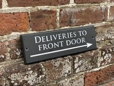 Slate Rectangle Sign