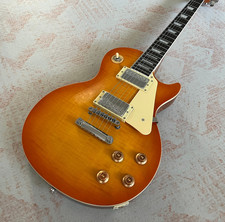 Standard LP Electric Guitar honey burst Physical Photographs flame maple top