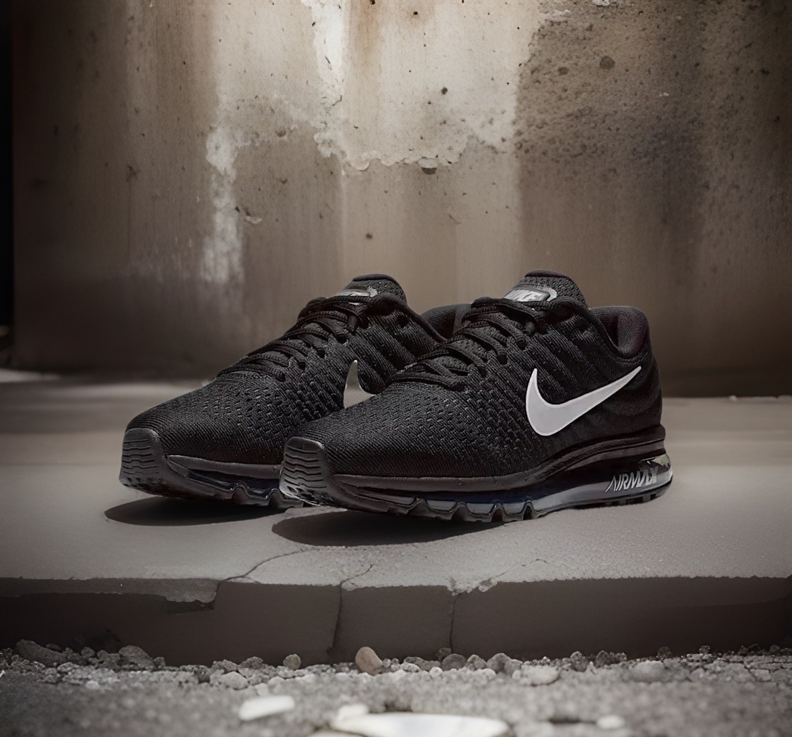 Nike Air Max 2017 Shoes Black Anthracite White 849559-001 Men's Sizes NEW