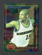Latrell Sprewell Golden State Warriors 1993-94 Topps Finest Basketball Card #30