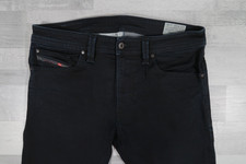 Mens Diesel THAVAR Stretch Slim Skinny Blue Jeans W32 L32 Wash ORF84