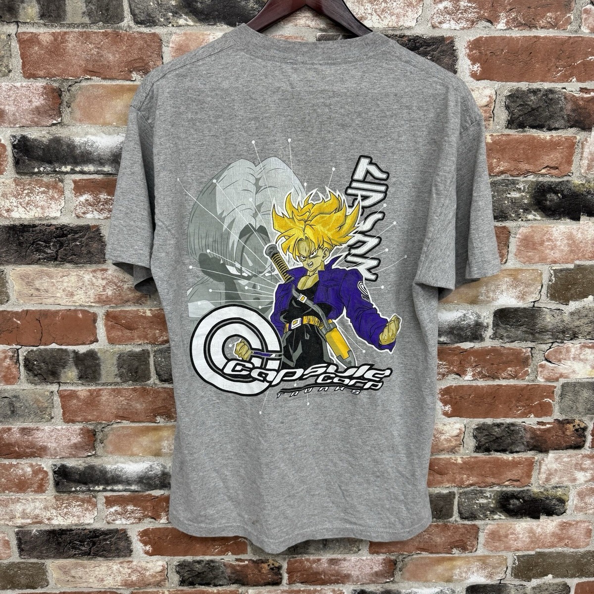 DRAGON BALL Z トランクス ロンT USA製　ヴィンテージ©️2000 Vintage 2000 Dragon Ball Z Shirt Size L Trunks Capsule Corps