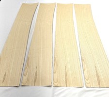 Ash Wood Veneer: 4 Sheets 1/16th Thick  (46" X 7.5") 9.5 Sq Ft