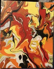 Acrylic Painting On Stretched Canvas