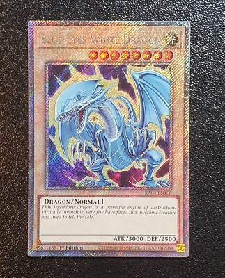 Yugioh RA04-EN108 Blue-Eyes White Dragon (7th artwork) PSR 1st MINT