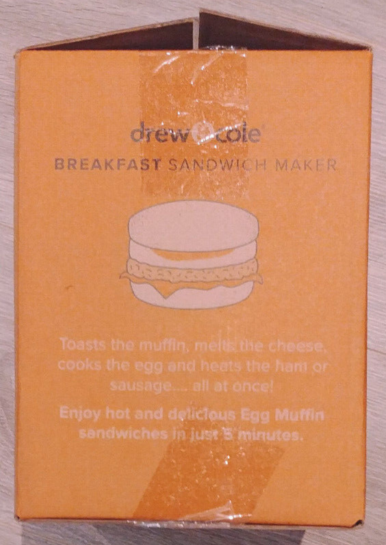 Drew & Cole Electric Breakfast Sandwich Maker for sale online eBay