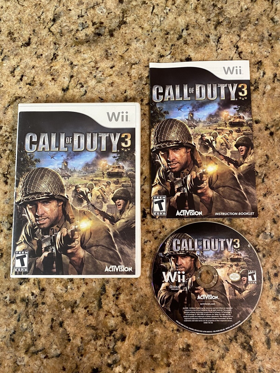 Call of Duty 3 Nintendo Wii Game Tested & Works | eBay Call of Duty 3 Nintendo Wii Game Tested & Works | eBay