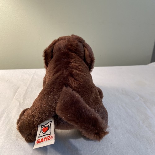 HM138 Ganz Webkinz Chocolate Lab Dog 9" Plush Stuffed Animal No Code Brown Puppy - Picture 3 of 9