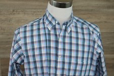 Izod Mens Long sleeve button down Checkered shirt - Size 16.5 - 32/33