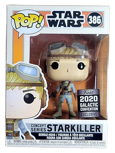 Funko POP! STAR WARS Concept Series #386 Starkiller, Exclusive In Protector, New