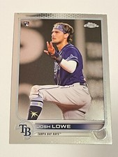 2022 Topps Chrome Baseball #83 - Josh Lowe RC - Tampa Bay Rays