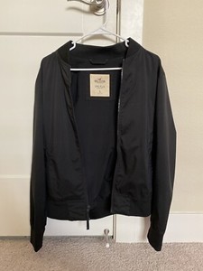 hollister bomber jacket mens