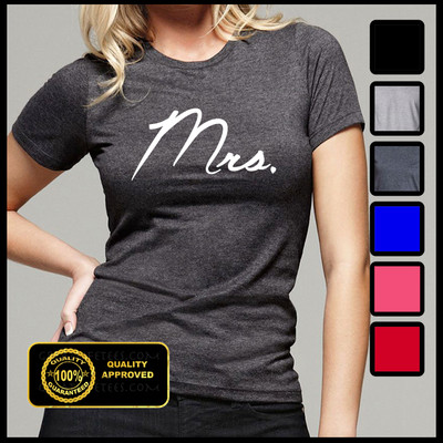 MRS Shirt, MR Shirt, Mrs. and Mr Tees, His and Hers Tshirts 