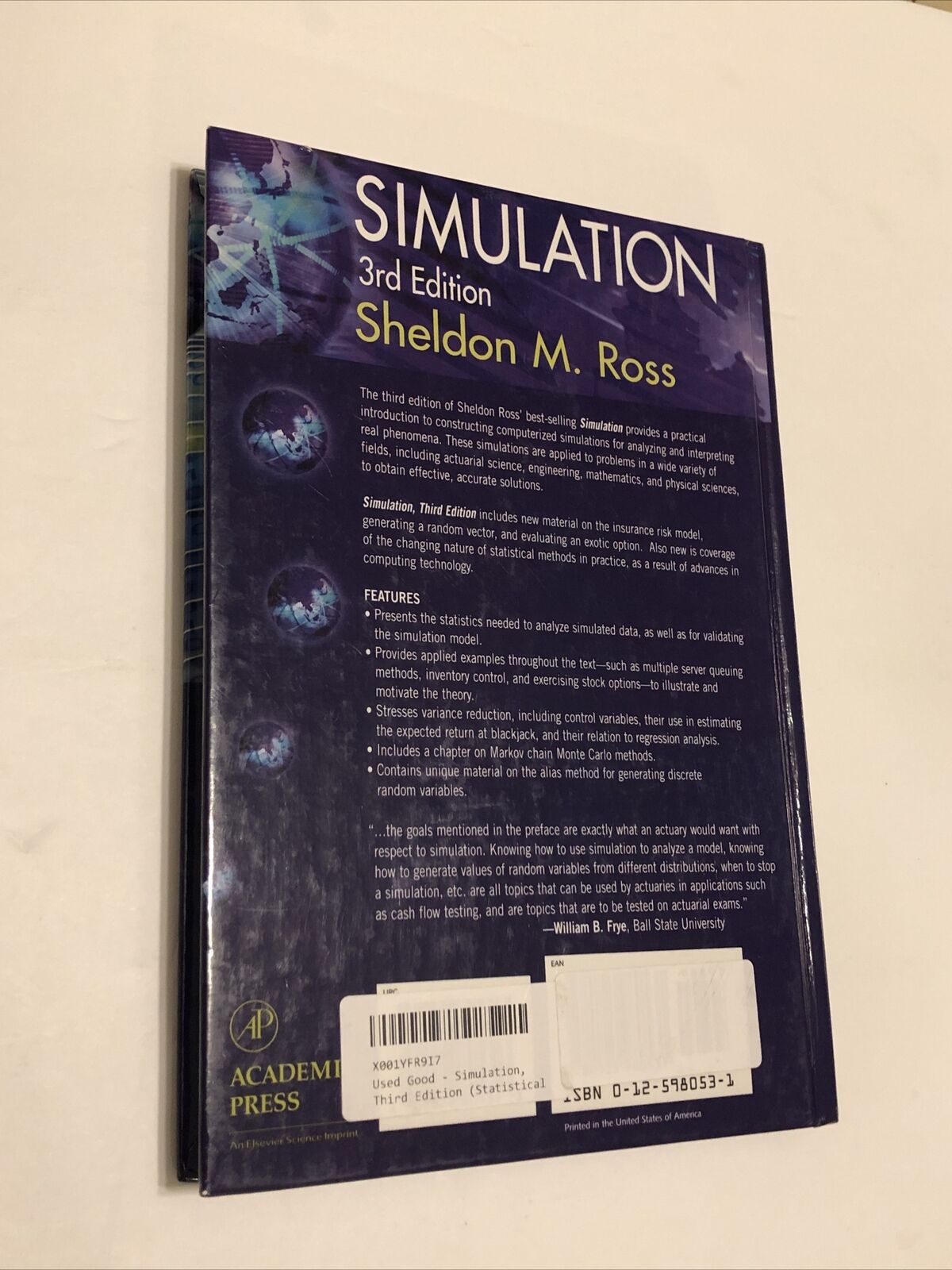 Simulation and the Monte Carlo Method, 3rd Edition