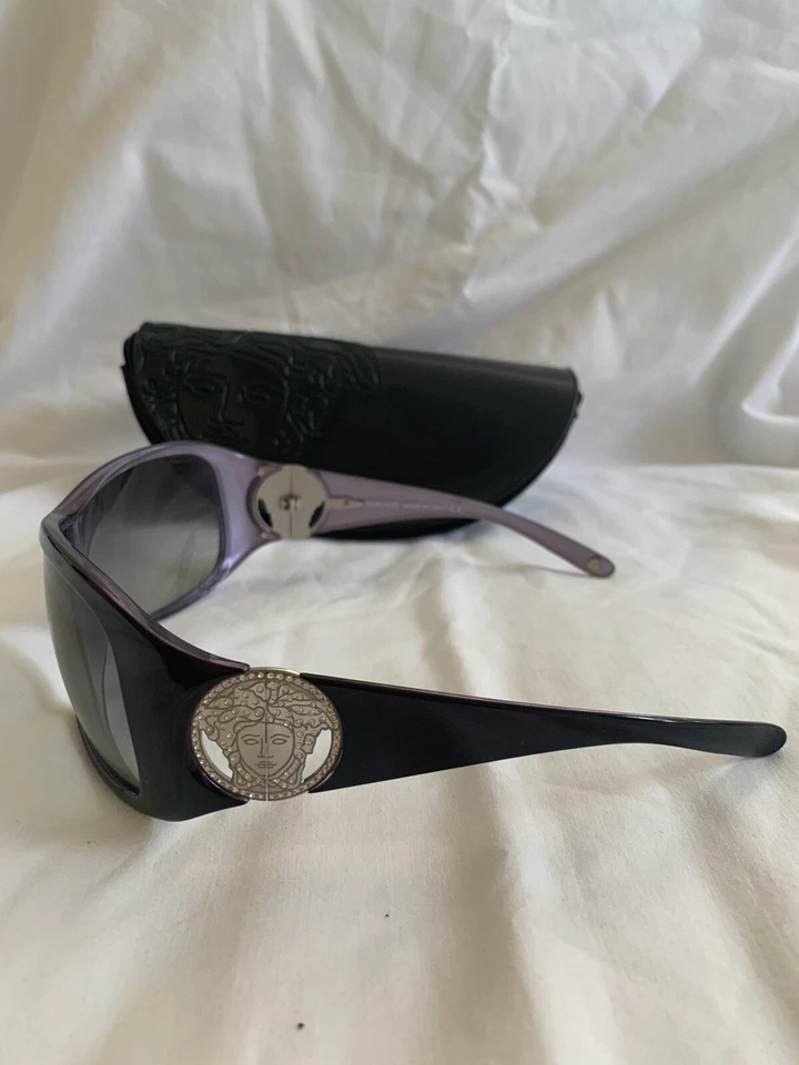  Versace Black 100% Authentic Sunglasses 4143-B Retired - Image 2 of 4
