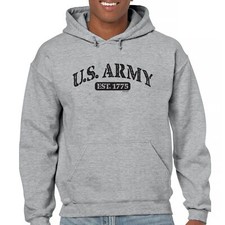 US Army Strong Sweatshirt Military Veteran DD 214 Patriotic Licensed Hoodie
