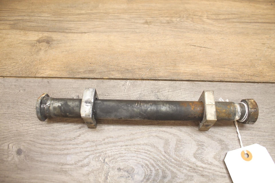 Honda CRF250R 2005 eje trasero llanta trasera eje perno pivote con ajustadores Foto 3 de 4