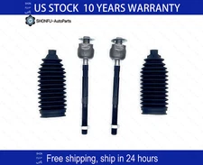 Steering Inner Tie Rod End Rack and Pinion Bellow For 2007-2012 Nissan Altima