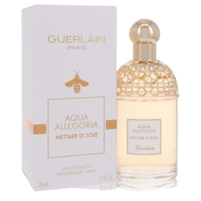 AQUA ALLEGORIA NETTARE DI SOLE BY GUERLAIN, 4.2 OZ EDT SPRAY FOR WOMEN SEALED