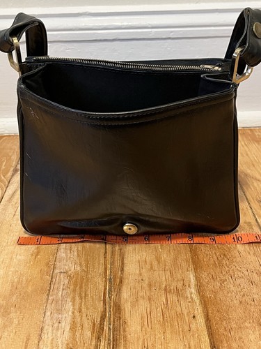 VTG 80s Hong Kong Black Green Accordion Purse Clutch Hand Bag Faux Snake Leather - Picture 15 of 15