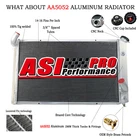 3 Row Aluminum Radiator fits 1973 74 75 1976 Chevrolet Corvette C3 5.7L 7.4L V8