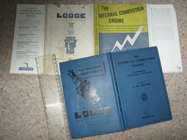 Rare 1942 1st Ed The Internal Combustion Engine By A H Franks H B D J Vg Ebay