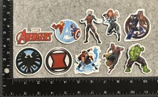 Lot of 10 Assorted Marvel Avengers Stickers