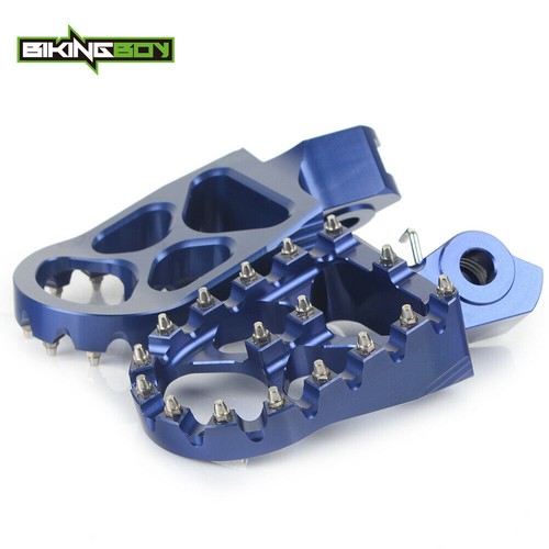 RMZ 250 450 Wide Fat Footpegs Footrests Foot Pegs For Suzuki RMZ250 RMZ450 10-24 - Picture 13 of 25