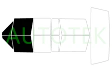 PreCut Film Front Two Door Windows Any Tint Shade For Jeep Wagoneer 1984-1993