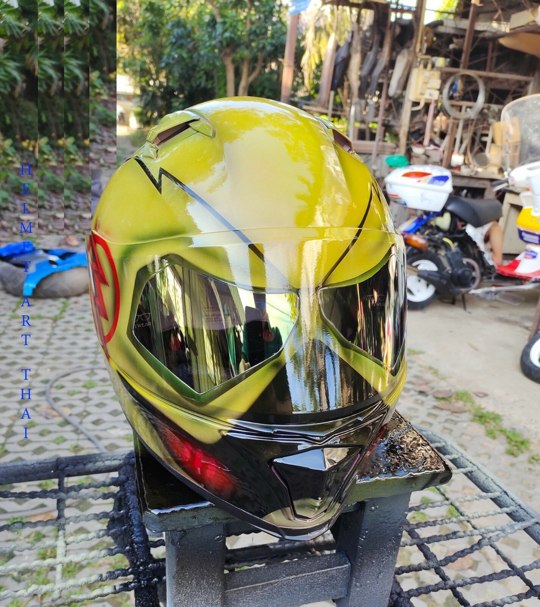 4xl german motorcycle helmet D.O.T. German- Military Green L