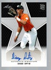 2020 Leaf Perfect Game National Showcase Auto Black #BADO2 Diego Ortiz 6/50