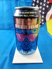 12oz Empty Collectible Beer Can Neon Beer Hug By Goose Island FREE SHIPPING